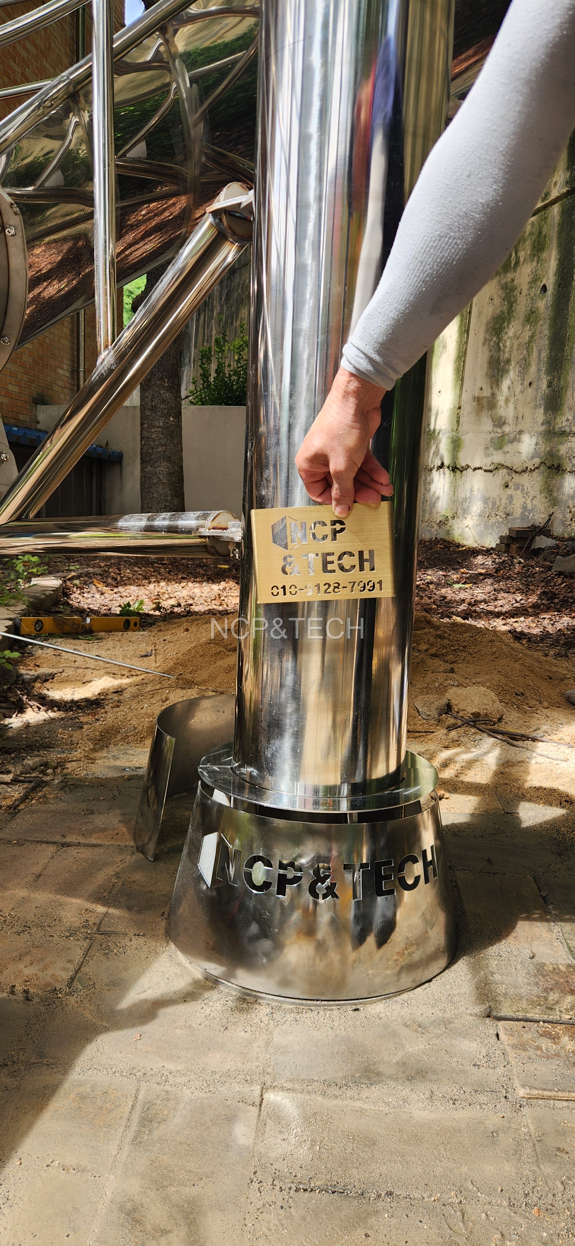 피난 미끄럼틀 설치