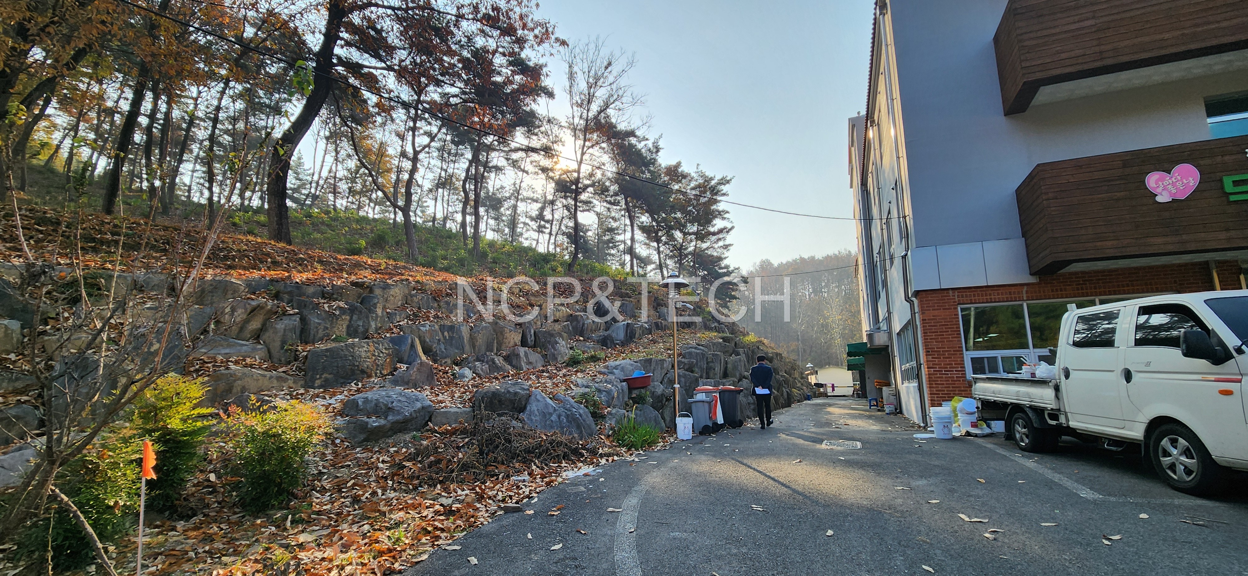 덕인러브힐 사회복지재단 연교 및 일자 미끄럼틀 설치